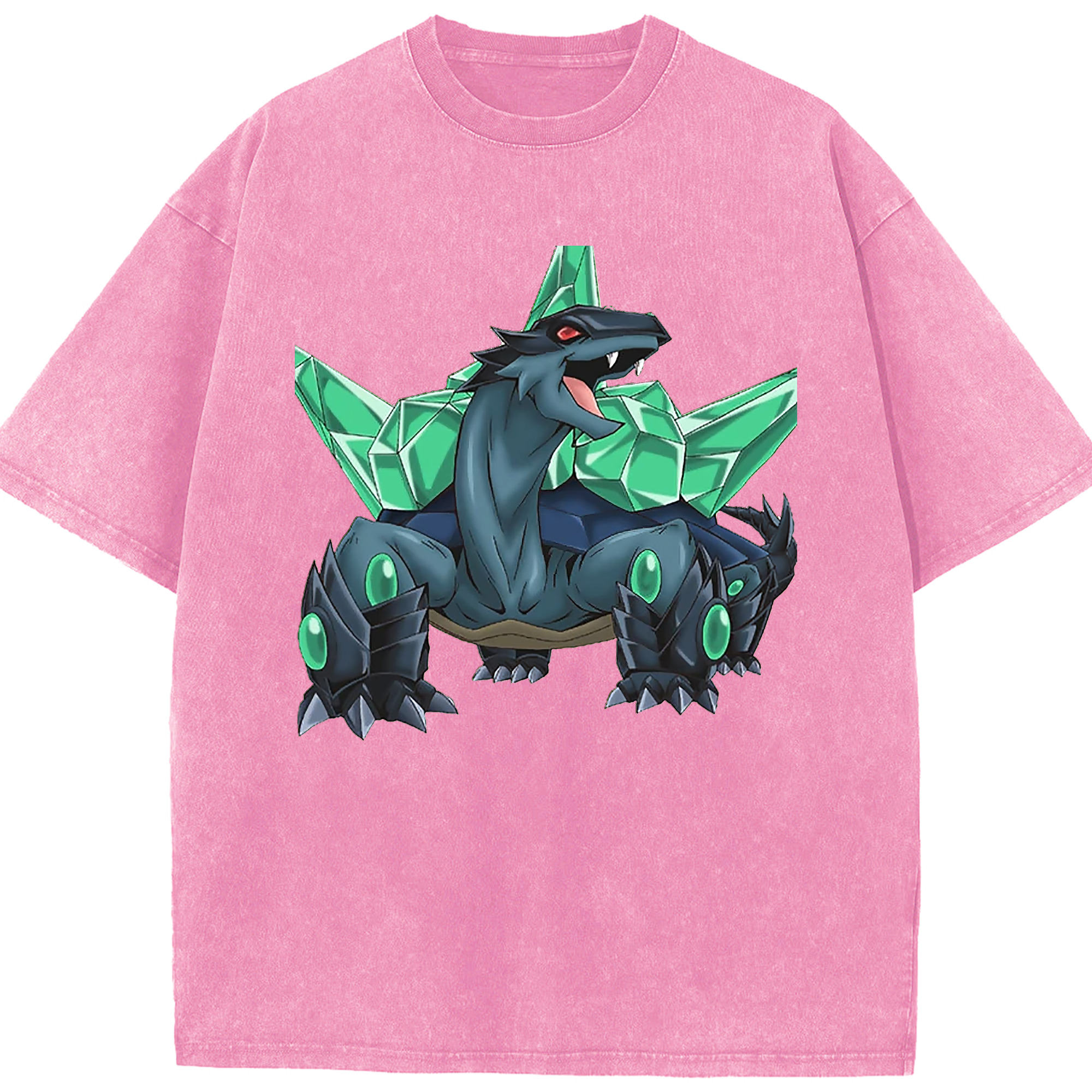 （画像用） 遊☆戯☆王 Yu-Gi-Oh! 綿100% ヴィンテージ風 半袖Tシャツ（フロントプリント）